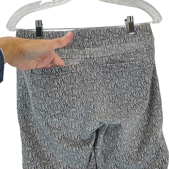 Liverpool Black White Plaid Stretch Leggings 4 Pull on Activewear Casual Pants - Picture 7 of 9